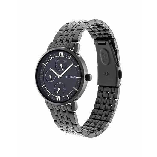 Women Metal Neo Analog Black Dial Watch - Image 4