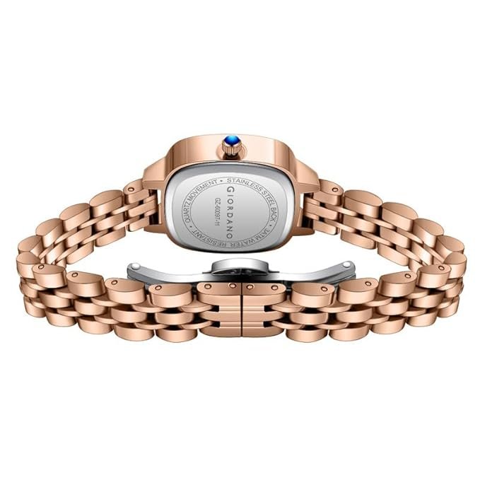 Giordano Elegant Square Rose Gold Watch for Women - Image 6