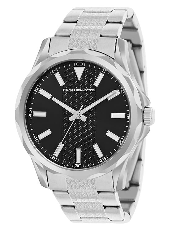 French Connection Analog Black Dial Men's Watch