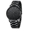 Men's Watches Analog Minimalist Black Dial