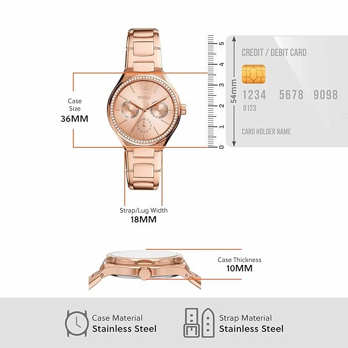 Analog Rose Gold Dial and Band Women's watch - Image 4