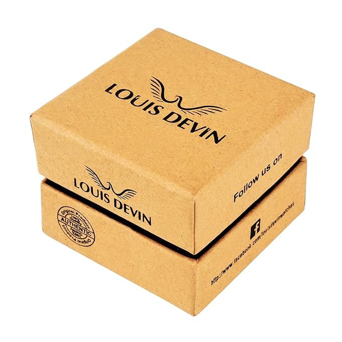 LOUIS DEVIN WT030 Leather Strap Analog Wrist Watch for Men - Image 5